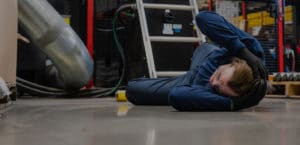 fallen man